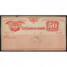 Colombie - Billet postal - 1893 - 50 centavos - Etat : TB