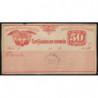 Colombie - Billet postal - 50 centavos - 1885 - Etat : TB