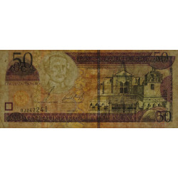 Rép. Dominicaine - Pick 170b - 50 pesos oro - 2002 - Etat : TB