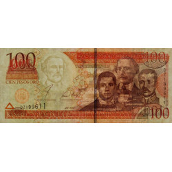 Rép. Dominicaine - Pick 171b - 100 pesos oro - 2002 - Etat : TTB