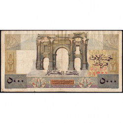 Algérie - Pick 105 - 5'000 francs - 07/07/1947 - Etat : TB-