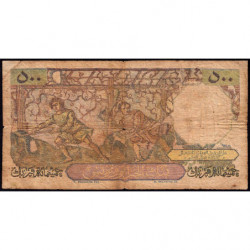 Algérie - Pick 106b_2 - 500 francs - Série V.1109 - 07/09/1956 - Etat : B