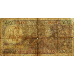 Algérie - Pick 106b_2 - 500 francs - Série V.1109 - 07/09/1956 - Etat : B