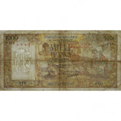 Algérie - Pick 107a - 1'000 francs - 23/11/1949 - Etat : TB-