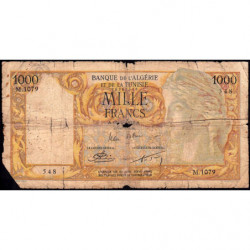 Algérie - Pick 107b - 1'000 francs - 10/02/1953 - Etat : AB