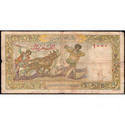 Algérie - Pick 107b_2 - 1'000 francs - Série R.1353 - 14/04/1954 - Etat : TB-