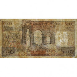 Algérie - Pick 109a_2 - 5'000 francs - Série F.568 - 15/05/1950 - Etat : TTB