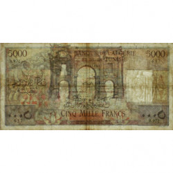 Algérie - Pick 109b_1 - 5'000 francs - 23/01/1952 - Etat : TB