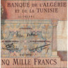 Algérie - Pick 109c_2 - 5'000 francs - Série S.1272 - 03/06/1953 - Etat : TB- à TB