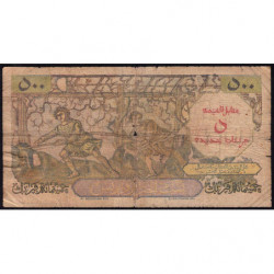 Algérie - Pick 111 - 5 nouv. francs sur 500 francs - Série U.1125 - 01/10/1956 - Etat : B