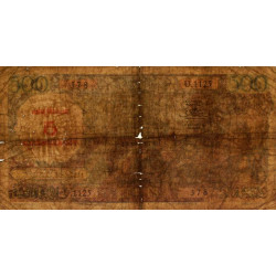 Algérie - Pick 111 - 5 nouv. francs sur 500 francs - Série U.1125 - 01/10/1956 - Etat : B