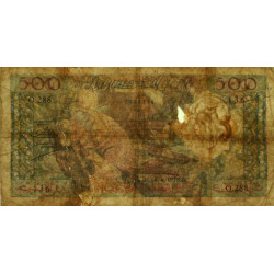 Algérie - Pick 117 - 500 francs - 16/04/1958 - Etat : B