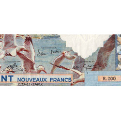 Algérie - Pick 121b- 100 nouveaux francs - 25/11/1960 - Etat : pr. SUP