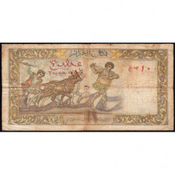 Algérie - Pick 119a_1- 10 nouv. francs - Série P.142 - 31/07/1959 - Etat : B