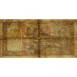 Algérie - Pick 119a_1- 10 nouv. francs - Série P.142 - 31/07/1959 - Etat : B