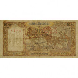 Algérie - Pick 119a_2- 10 nouv. francs - Série E.483 - 25/11/1960 - Etat : TB+