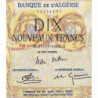 Algérie - Pick 119a_2- 10 nouv. francs - Série W.485 (rempl.) - 25/11/1960 - Etat : TB+