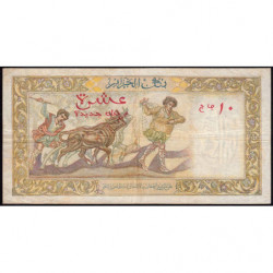 Algérie - Pick 119a_2- 10 nouv. francs - Série A.742 - 10/02/1961 - Etat : TB+