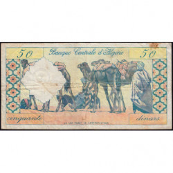 Algérie - Pick 124a - 50 dinars - Série O.921 - 01/01/1964 - Etat : TB-