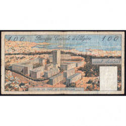 Algérie - Pick 125b - 100 dinars - Série A.1827 - 01/01/1964 - Etat : TB-