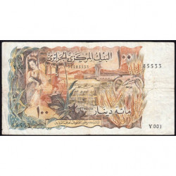 Algérie - Pick 128a - 100 dinars - Série Y.001 - 01/11/1970 - Etat : TB-