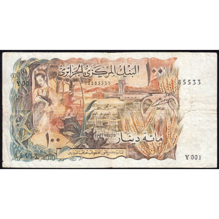 Algérie - Pick 128a - 100 dinars - 01/11/1970 - Etat : TB-