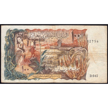 Algérie - Pick 128a - 100 dinars - 01/11/1970 - Etat : TB-