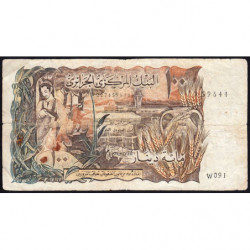 Algérie - Pick 128b - 100 dinars - Série W.091 - 01/11/1970 - Etat : TB-