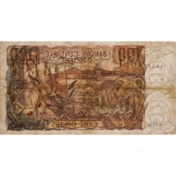 Algérie - Pick 128b - 100 dinars - Série W 091 - 01/11/1970 - Etat : TB-