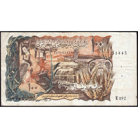 Algérie - Pick 128b - 100 dinars - 01/11/1970 - Etat : TB