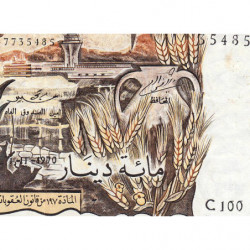 Algérie - Pick 128b - 100 dinars - Série C 100 - 01/11/1970 - Etat : TTB-