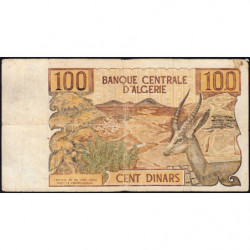 Algérie - Pick 128b - 100 dinars - Série F 101 - 01/11/1970 - Etat : TB-