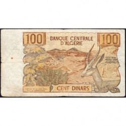 Algérie - Pick 128b - 100 dinars - Série Y 126 - 01/11/1970 - Etat : B+