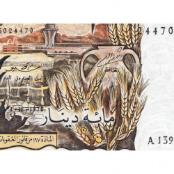 Algérie - Pick 128b - 100 dinars - Série A 139 - 01/11/1970 - Etat : SPL