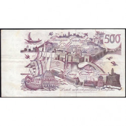 Algérie - Pick 129a_2 - 500 dinars - Série K 018 - 01/11/1970 - Etat : TTB