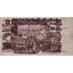 Algérie - Pick 129a_2 - 500 dinars - Série K 018 - 01/11/1970 - Etat : TTB