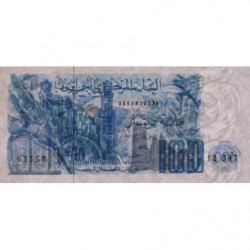 Algérie - Pick 131a_3 - 100 dinars - Série 12 417 - 01/11/1981 (1985) - Etat : NEUF
