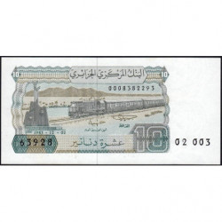 Algérie - Pick 132_1 - 10 dinars - 02/12/1983 - Etat : SPL