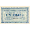 Carcassonne - Pirot 38-13 variété - 1 franc - 1917 - Etat : SUP