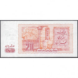 Algérie - Pick 133a_2 - 20 dinars - Série 02 027 - 02/01/1983 (1985) - Etat : NEUF
