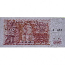 Algérie - Pick 133_2 - 20 dinars - 02/01/1983 (1985) - Etat : SPL