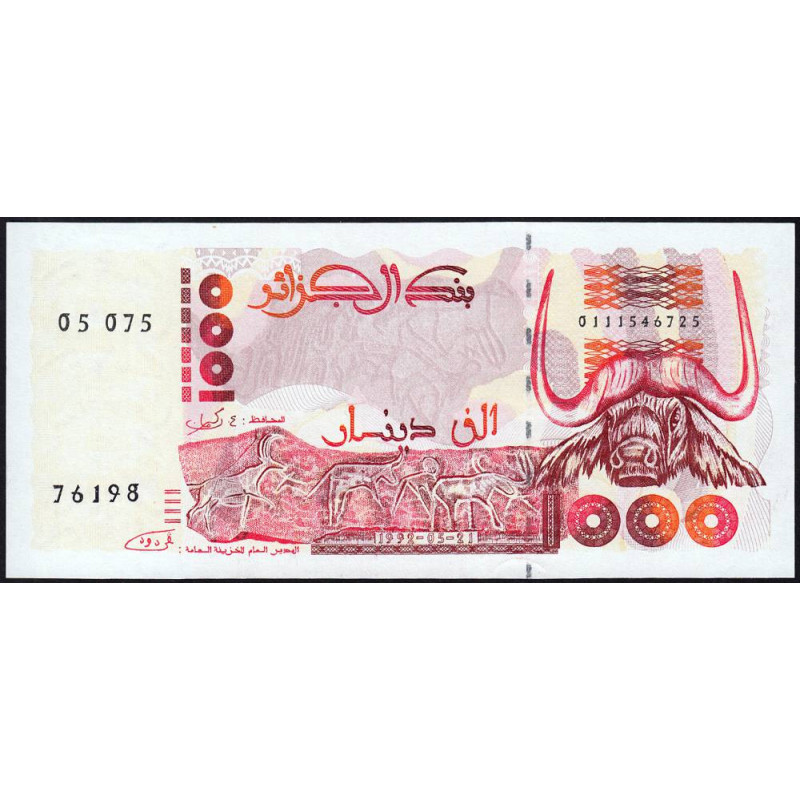 Algérie - Pick 140 - 1'000 dinars - Série 05 075 - 21/05/1992 - Etat : pr.NEUF
