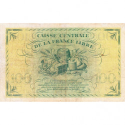 AEF - France Libre - Pick 13 - 100 francs - Série PD - 02/12/1941 - Etat : TB+