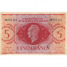 AEF - France Outre-Mer - Pick 15a_7 - 5 francs - Série AM - 02/02/1944 - Etat : TB