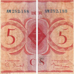 AEF - France Outre-Mer - Pick 15a_7 - 5 francs - Série AM - 02/02/1944 - Etat : TB