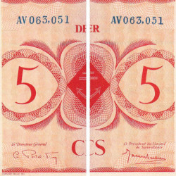 AEF - France Outre-Mer - Pick 15b_7 - 5 francs - Série AV - 02/02/1944 - Etat : SPL