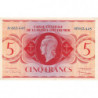 AEF - France Outre-Mer - Pick 15b_7 - 5 francs - Série AV - 02/02/1944 - Etat : SUP