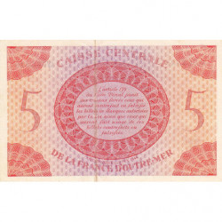 AEF - France Outre-Mer - Pick 15b_7 - 5 francs - Série AV - 02/02/1944 - Etat : SUP