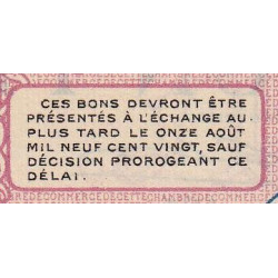 Cette (Sète) - Pirot 41-5 - 1 franc - Série 104 - 11/08/1915 - Etat : SPL