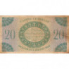AEF - France Outre-Mer - Pick 17b_7 - 20 francs - Série LL - 02/02/1944 - Etat : TB-